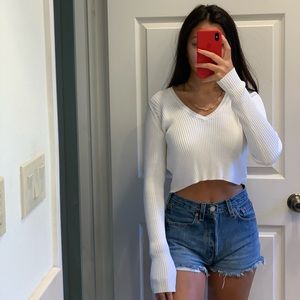 white milena sweater
